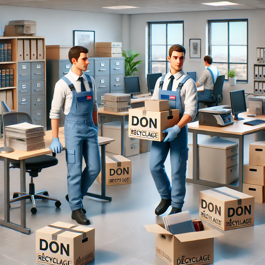 Débarras de locaux professionnels et bureaux en Charente-Maritime.